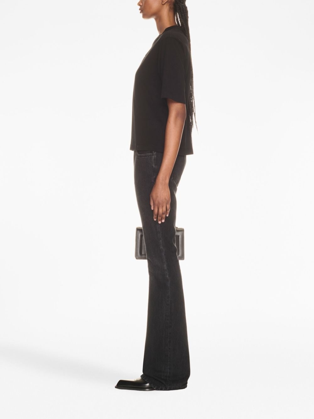 slim-leg flared jeans - 3