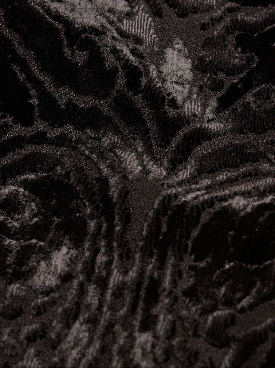 VELVET JACQUARD COAT - 7