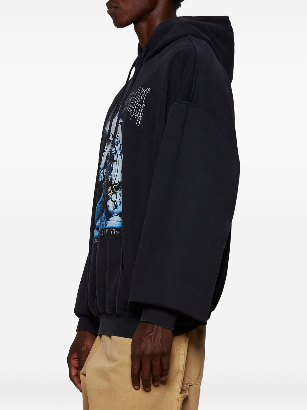 graphic-print hoodie - 4