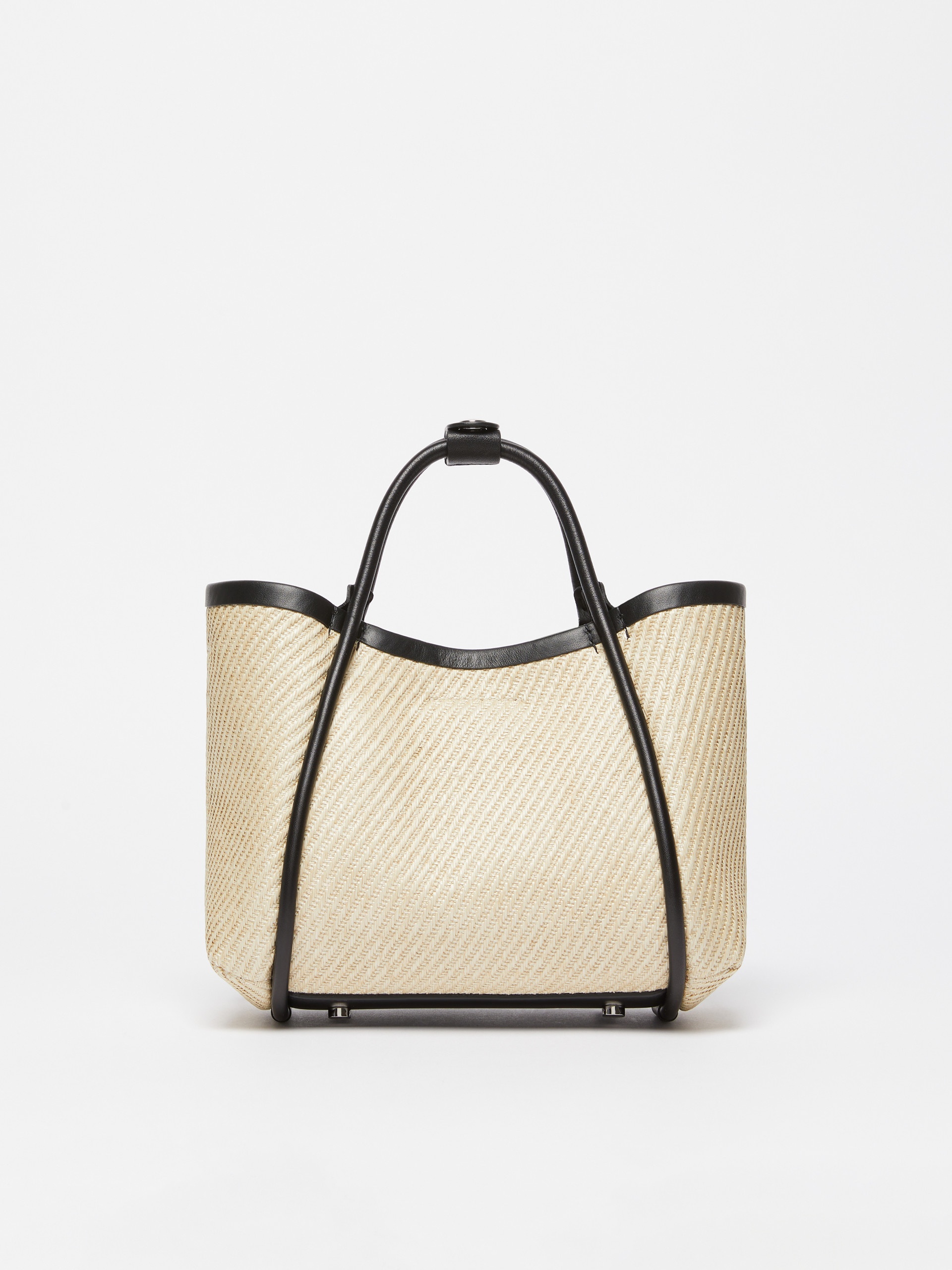 SUMMERMARINEXS Extra-Small raffia-look fabric Marine bag - 3