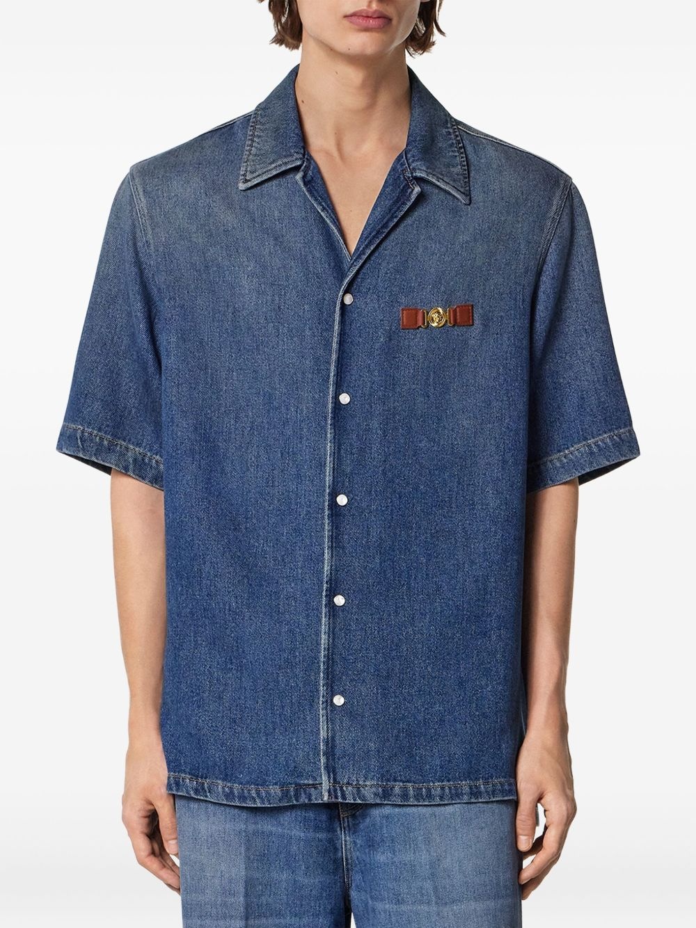 Medusa Biggie denim shirt - 3