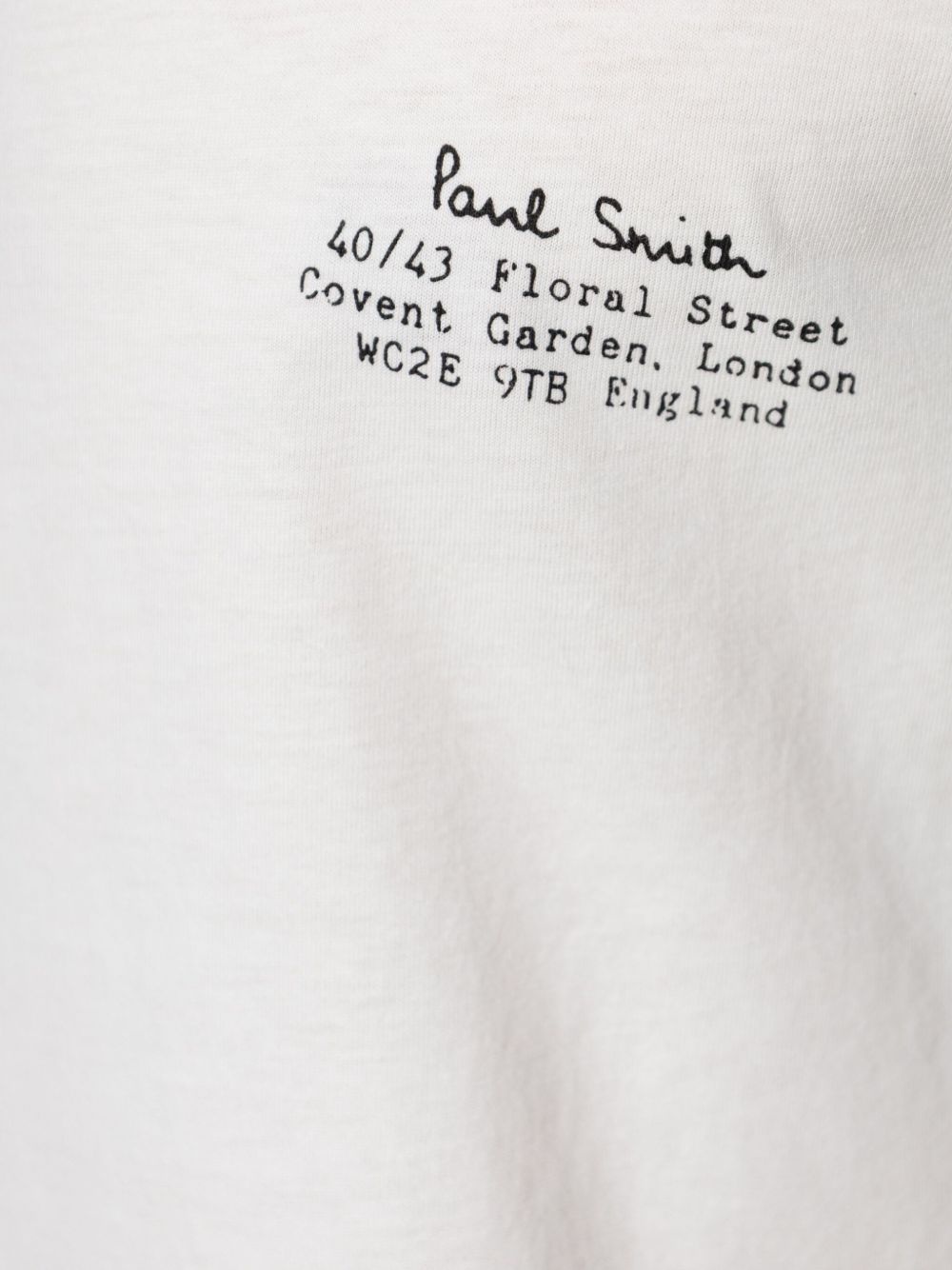 TEXT-EMBROIDERED CREW-NECK T-SHIRT - 4