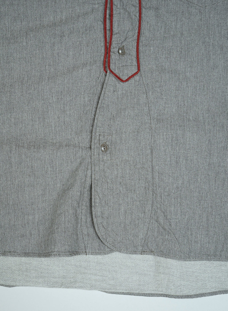 Baseball Shirt Short Sleeve Type 2 in Light Grey 7