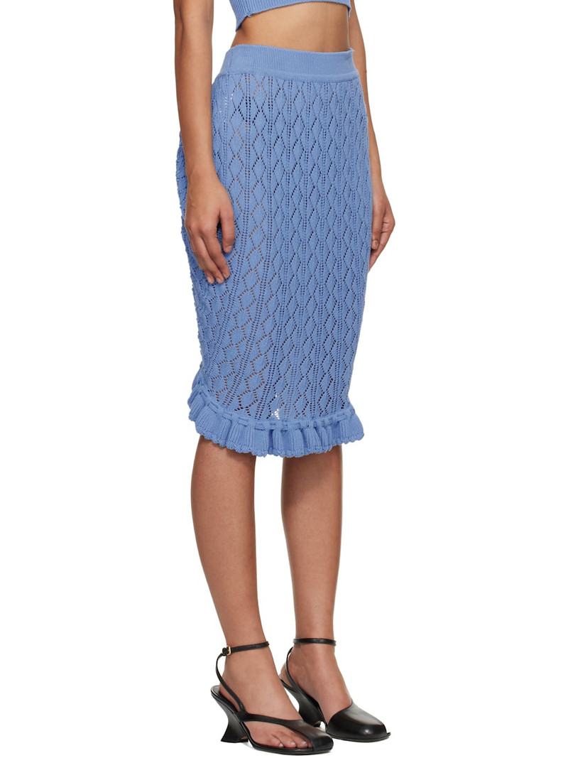 Blue Ella Midi Skirt 2