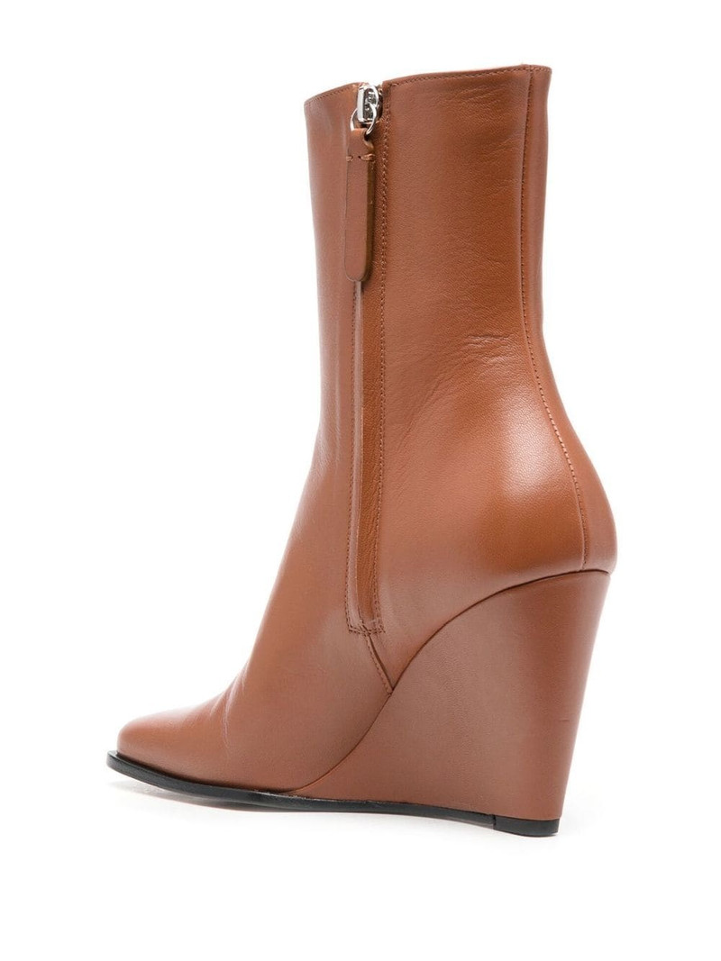 square-toe 90mm ankle boots 3