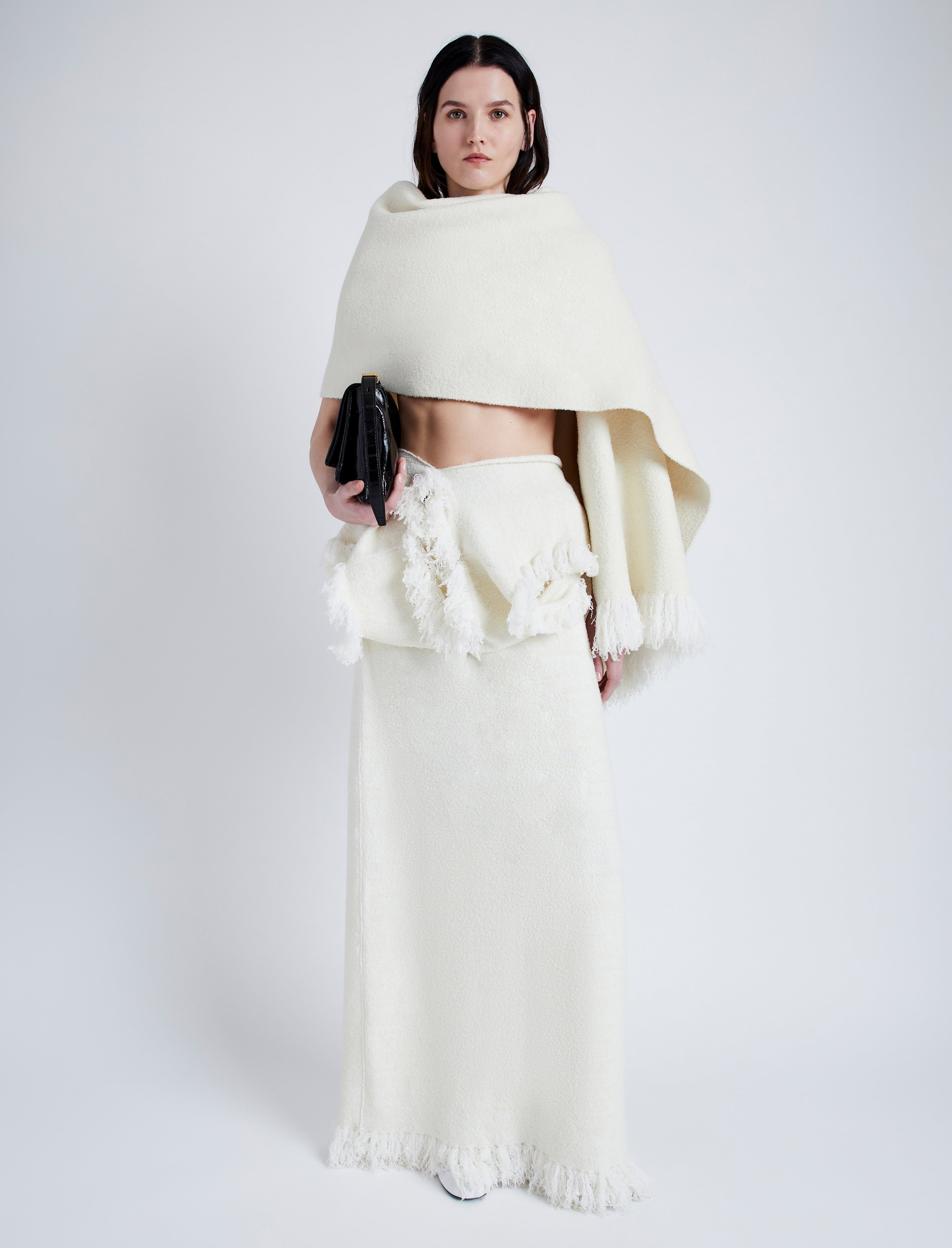 Shawl in Textured Knits - 4