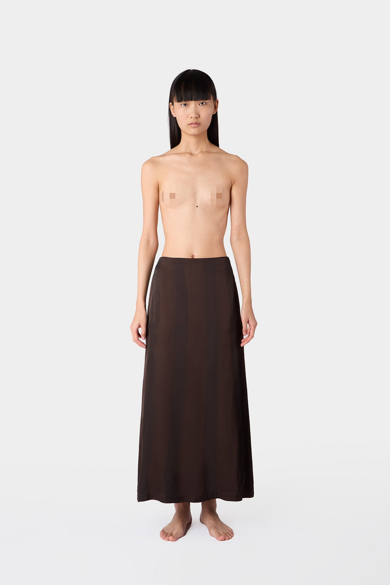 LONG SKIRT / brown 1