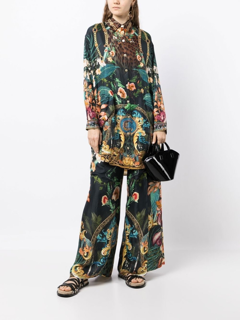 CAMILLA graphic-print tunic shirt outlook