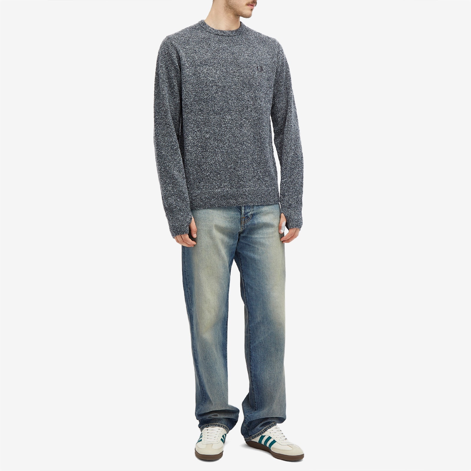 Fred Perry Boucle Crew Sweatshirt - 4