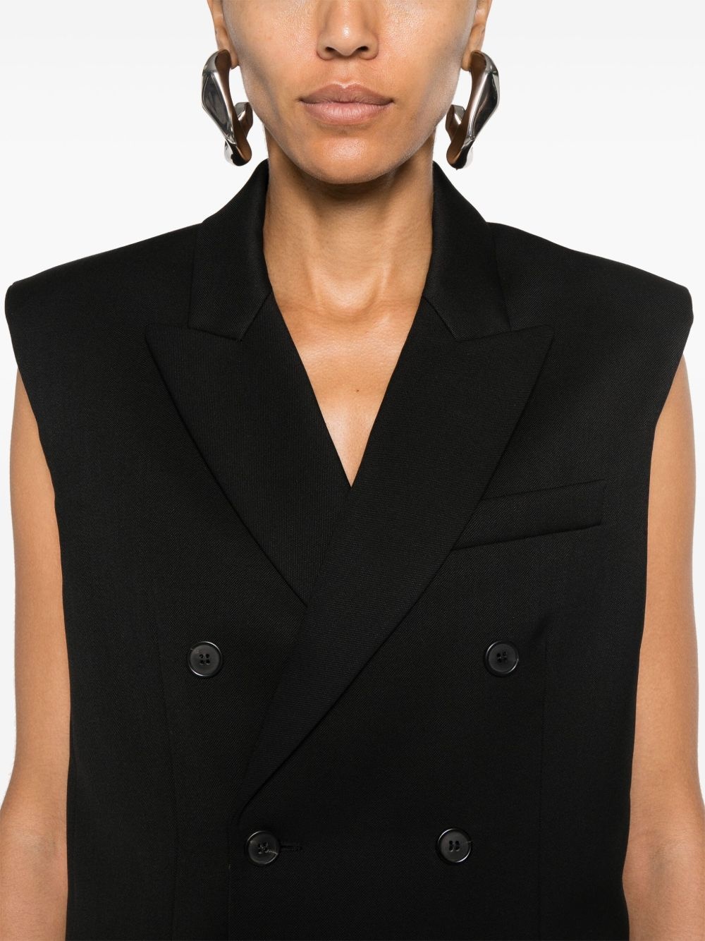 double-breasted gilet - 5