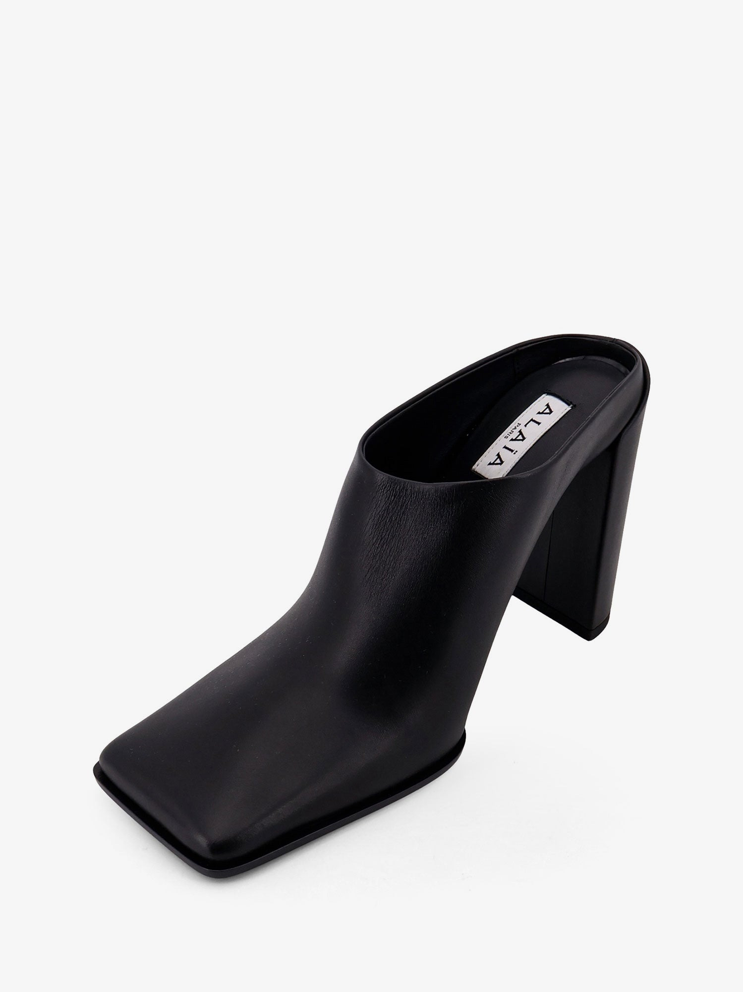 Alaia Square Leather Mule - 4