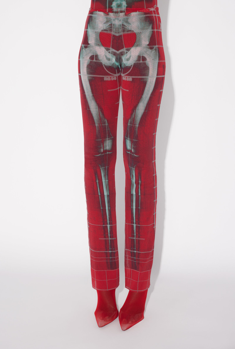 Jean Paul Gaultier THE RED SQUELETOR PANTS outlook