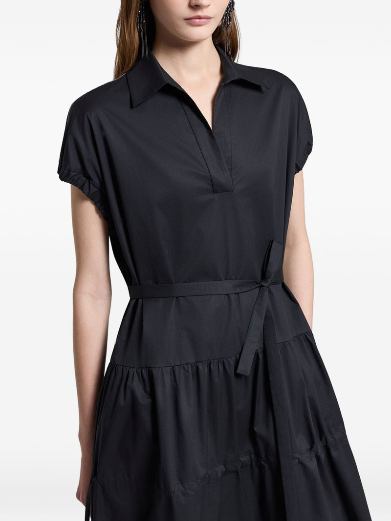 tiered belted midi dress 4