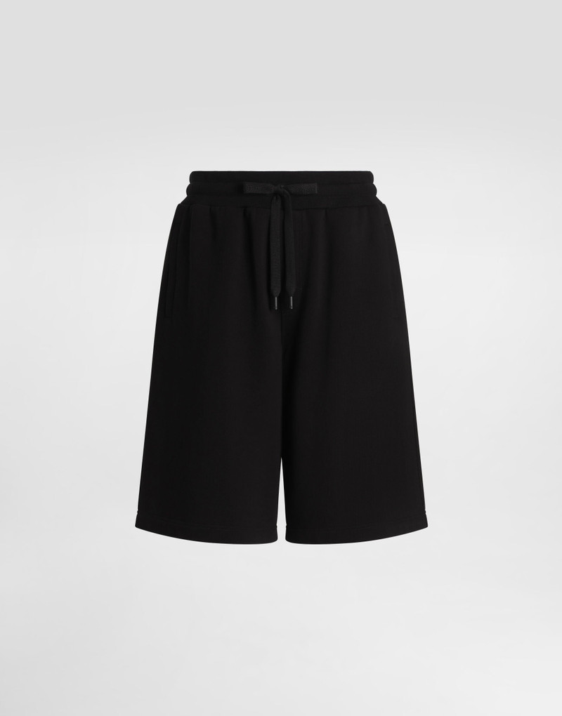Cotton jogging shorts 1