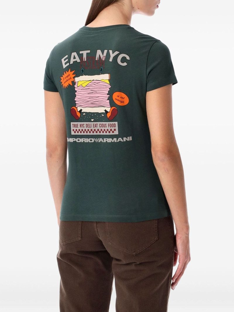 EMPORIO ARMANI logo graphic T-shirt outlook