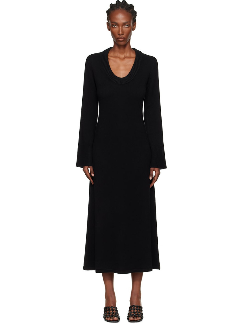 Black Ari Long Knit Maxi Dress 1