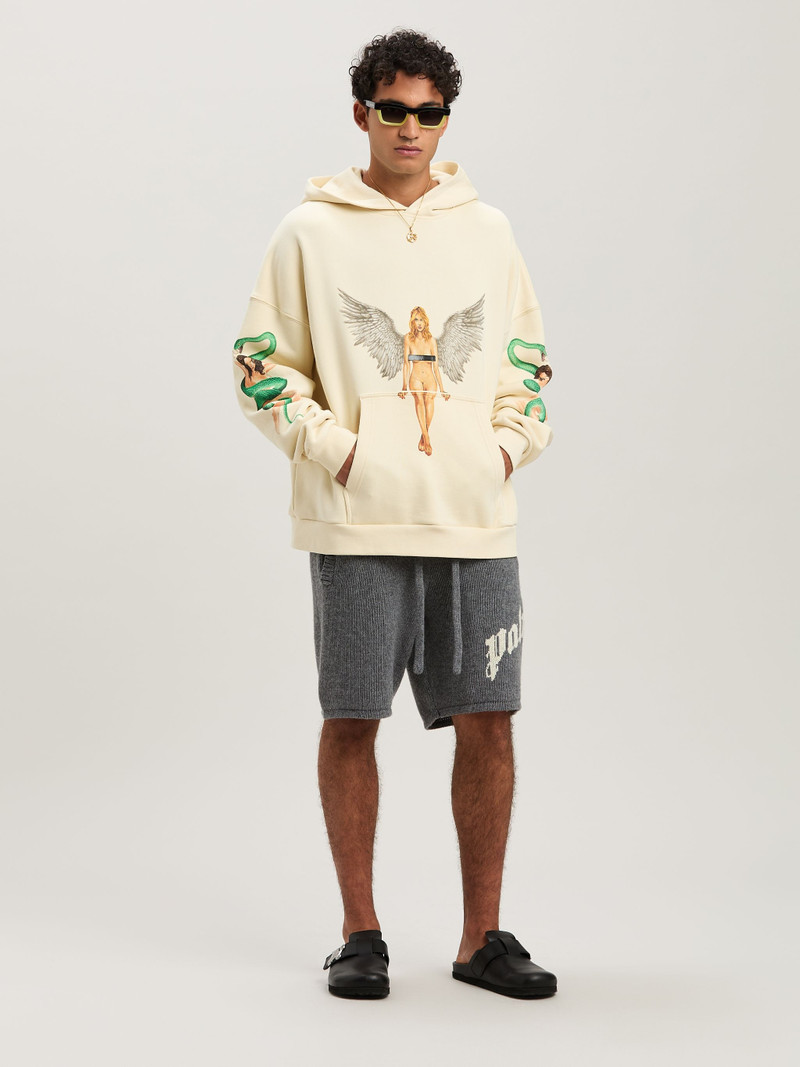 Palm Angels Pin up hoodie outlook