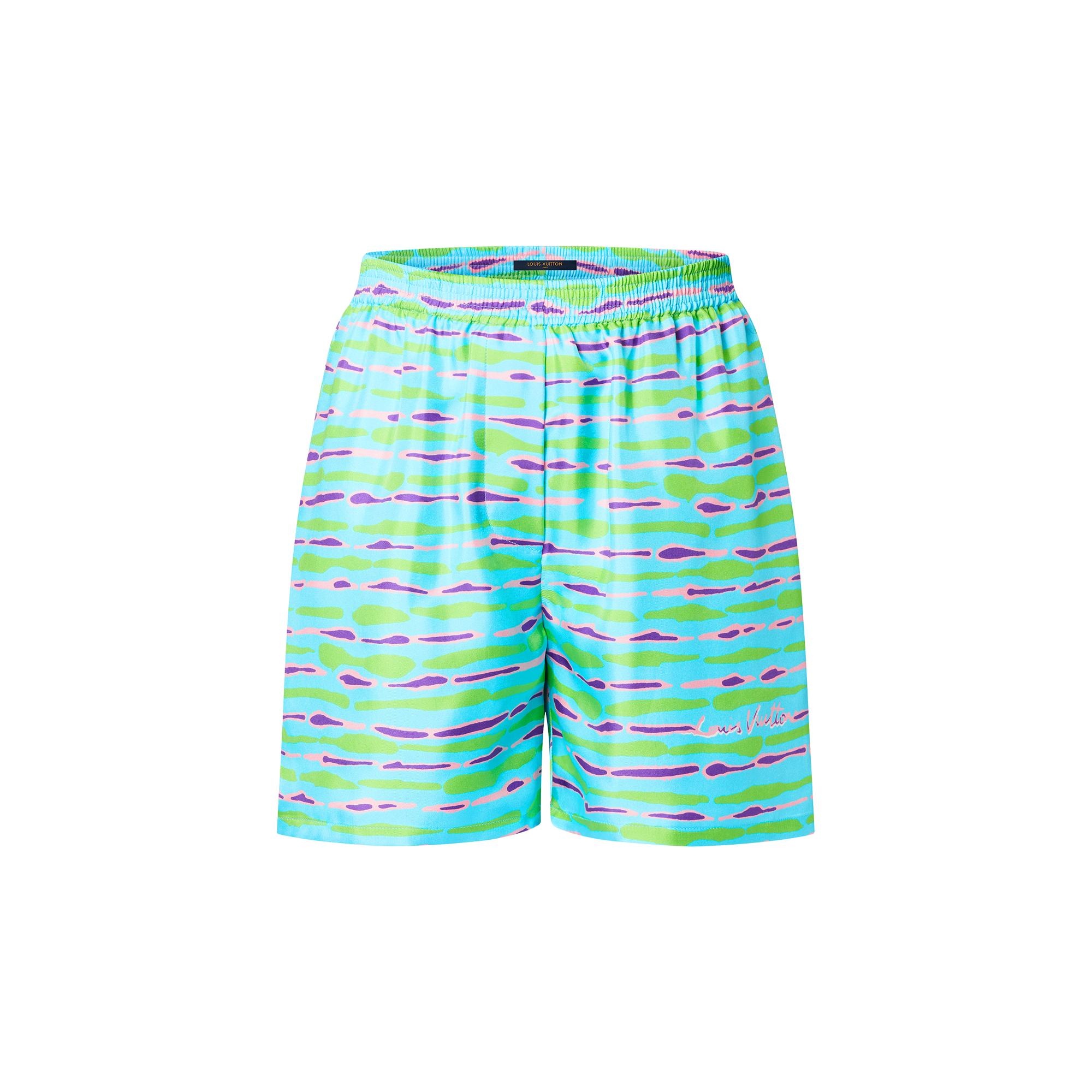 Saturated Epi Print Pajama Shorts - 1