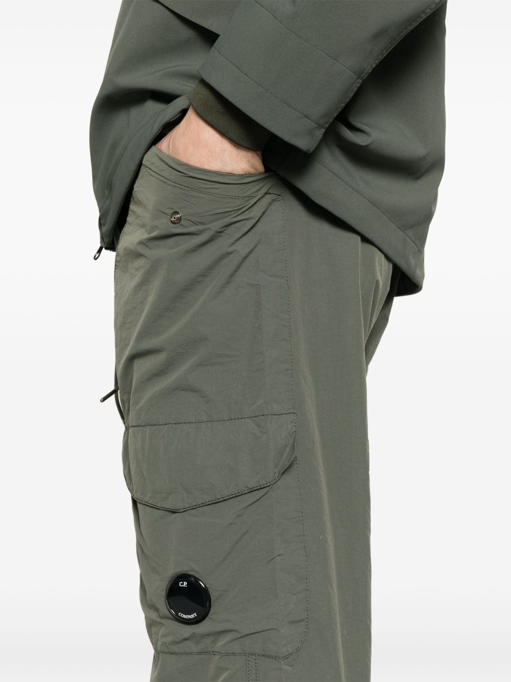 Lens-detail cargo pants - 5