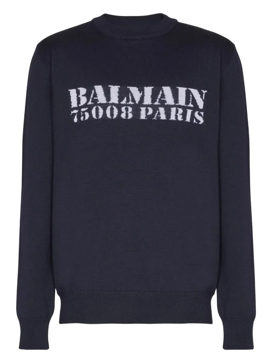 Balmain Logo Sweater - 1