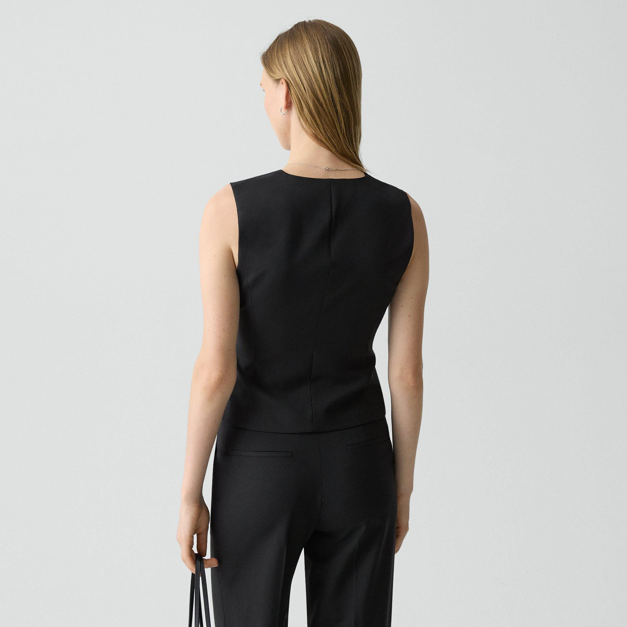 Wrap Vest in Good Wool - 4