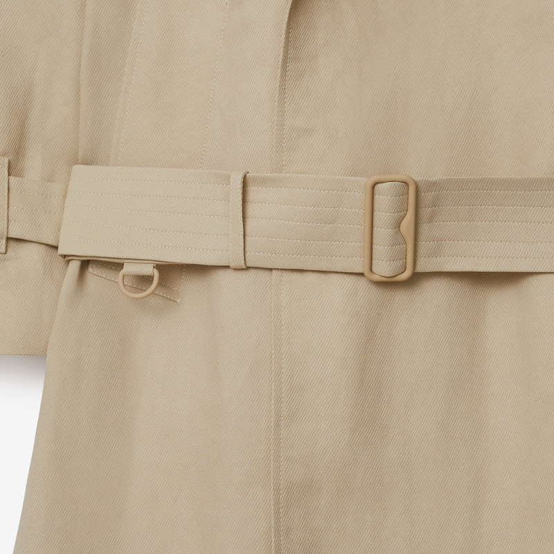 Long Tricotine Trench Coat 6