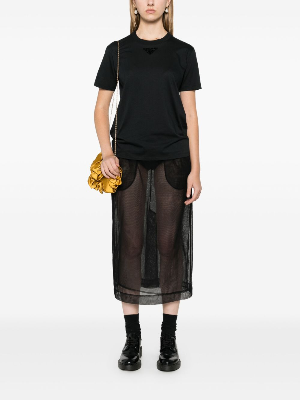 bead-embellished T-shirt - 2