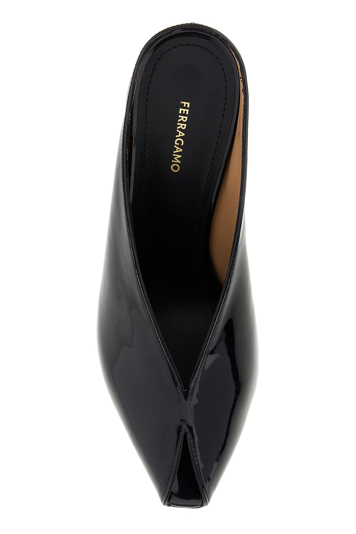 Black leather Alicia mules - 4