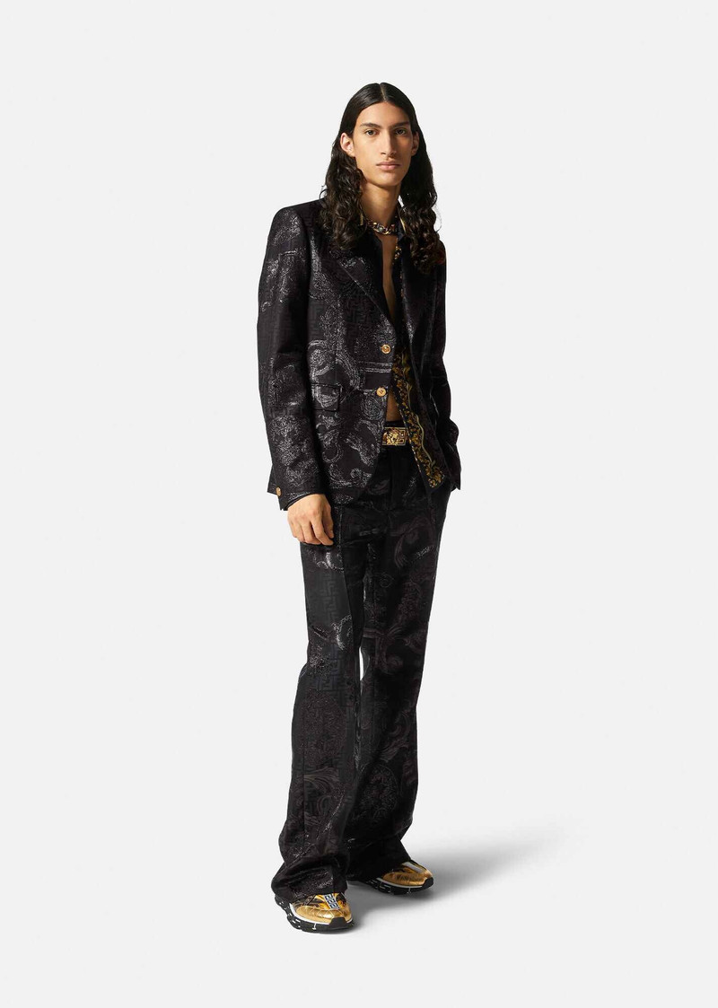 VERSACE Fendace Jacquard Blazer outlook