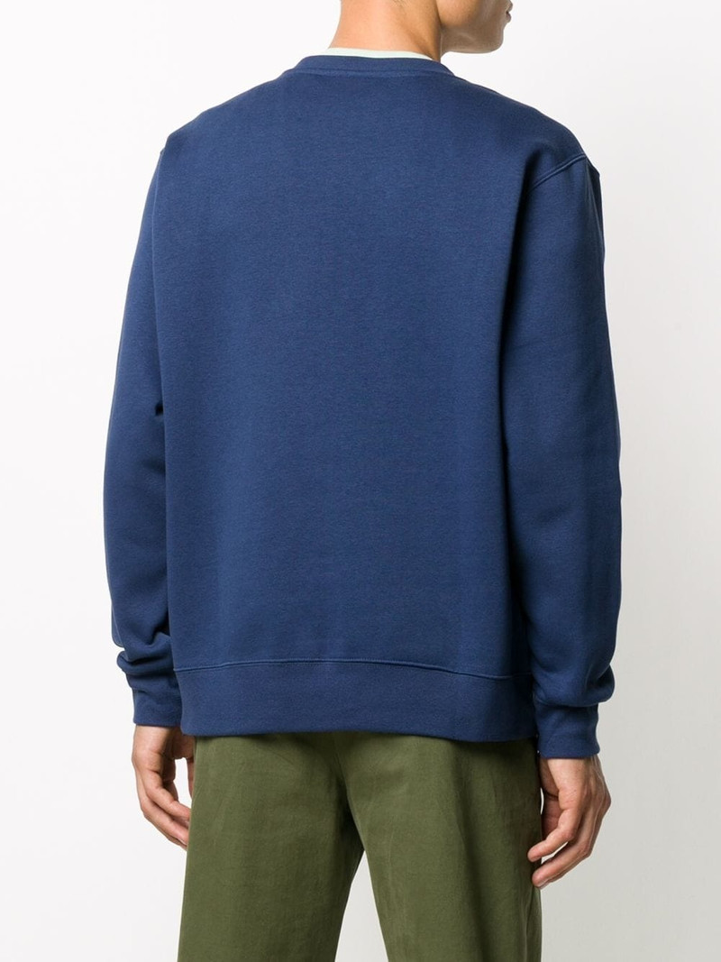 embroidered logo jumper 4