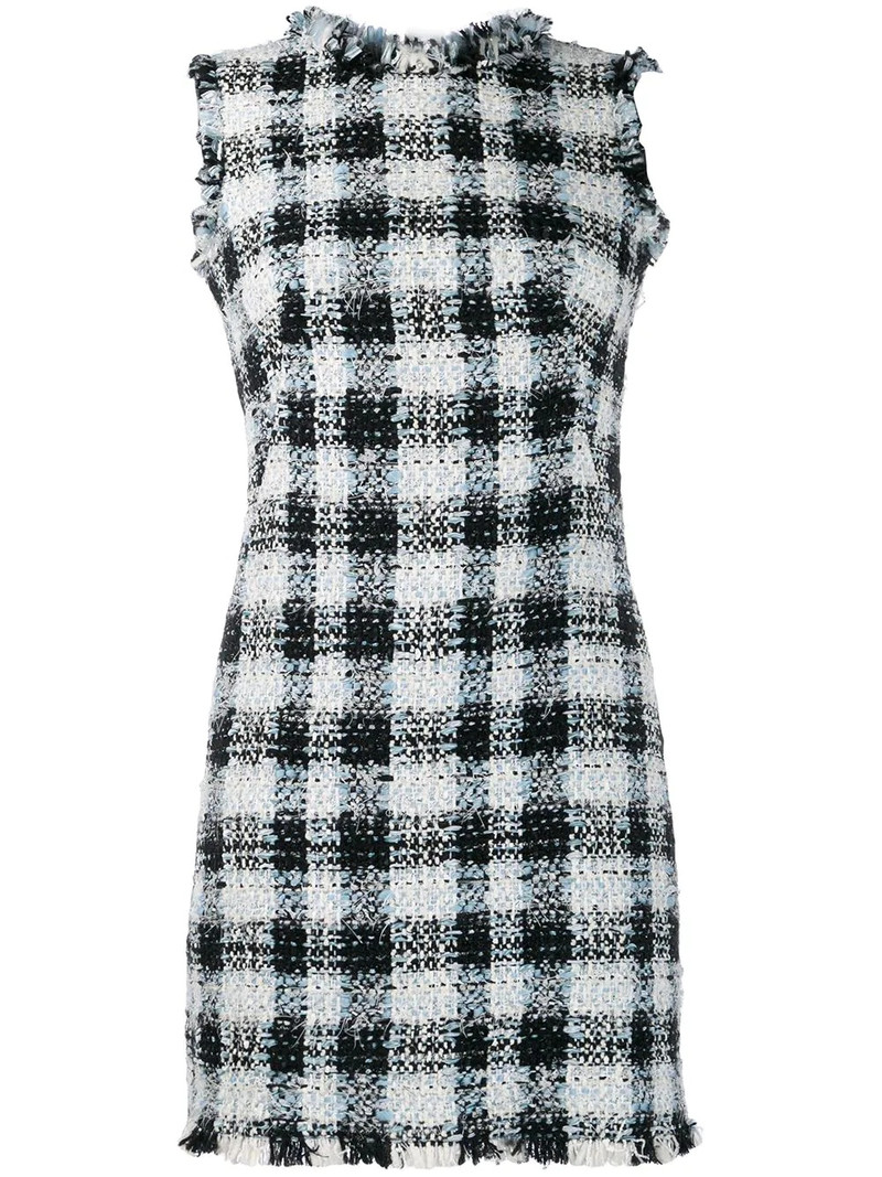 bouclé tweed mini dress 1