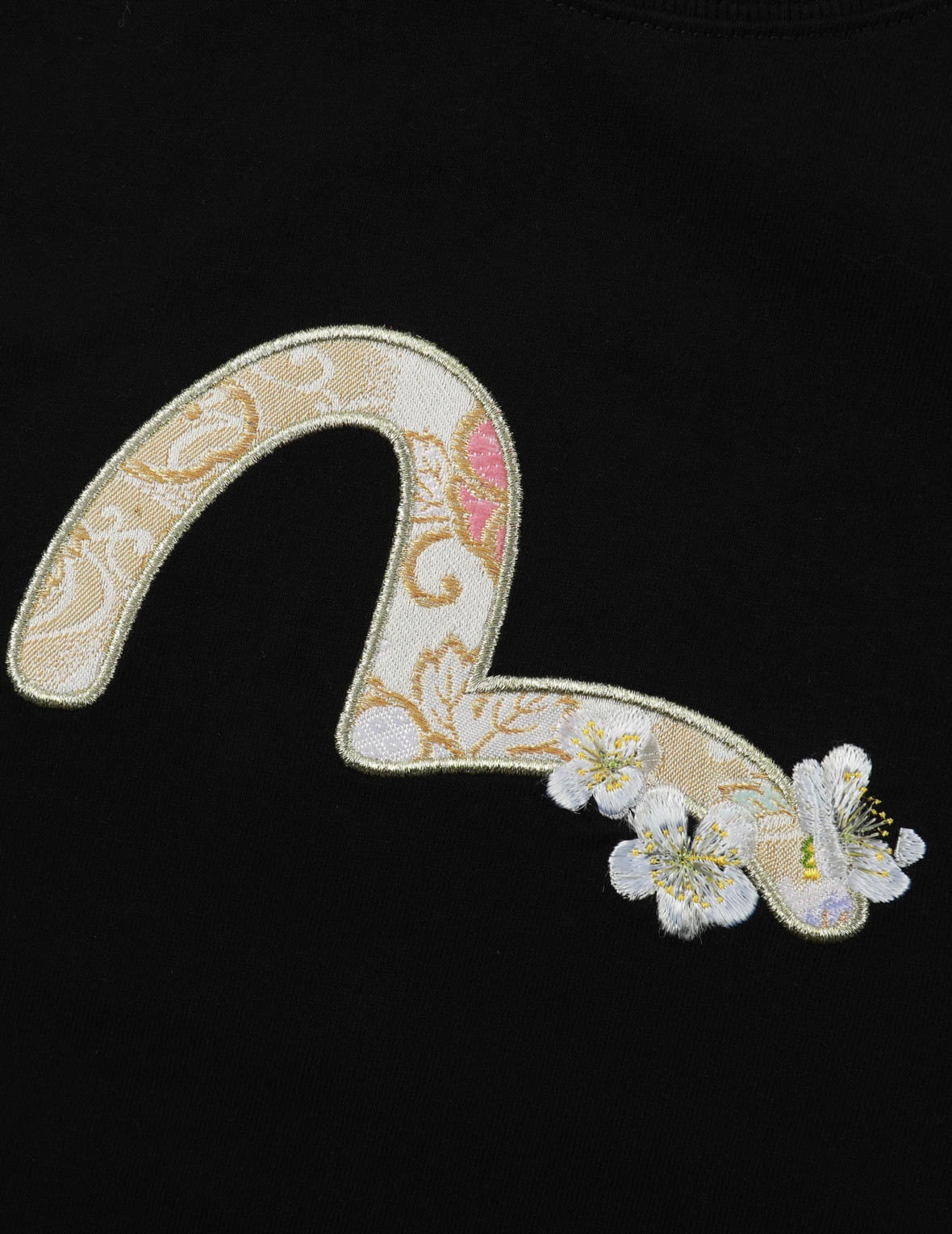 BROCADE SEAGULL APPLIQUÉ T-SHIRT - 7