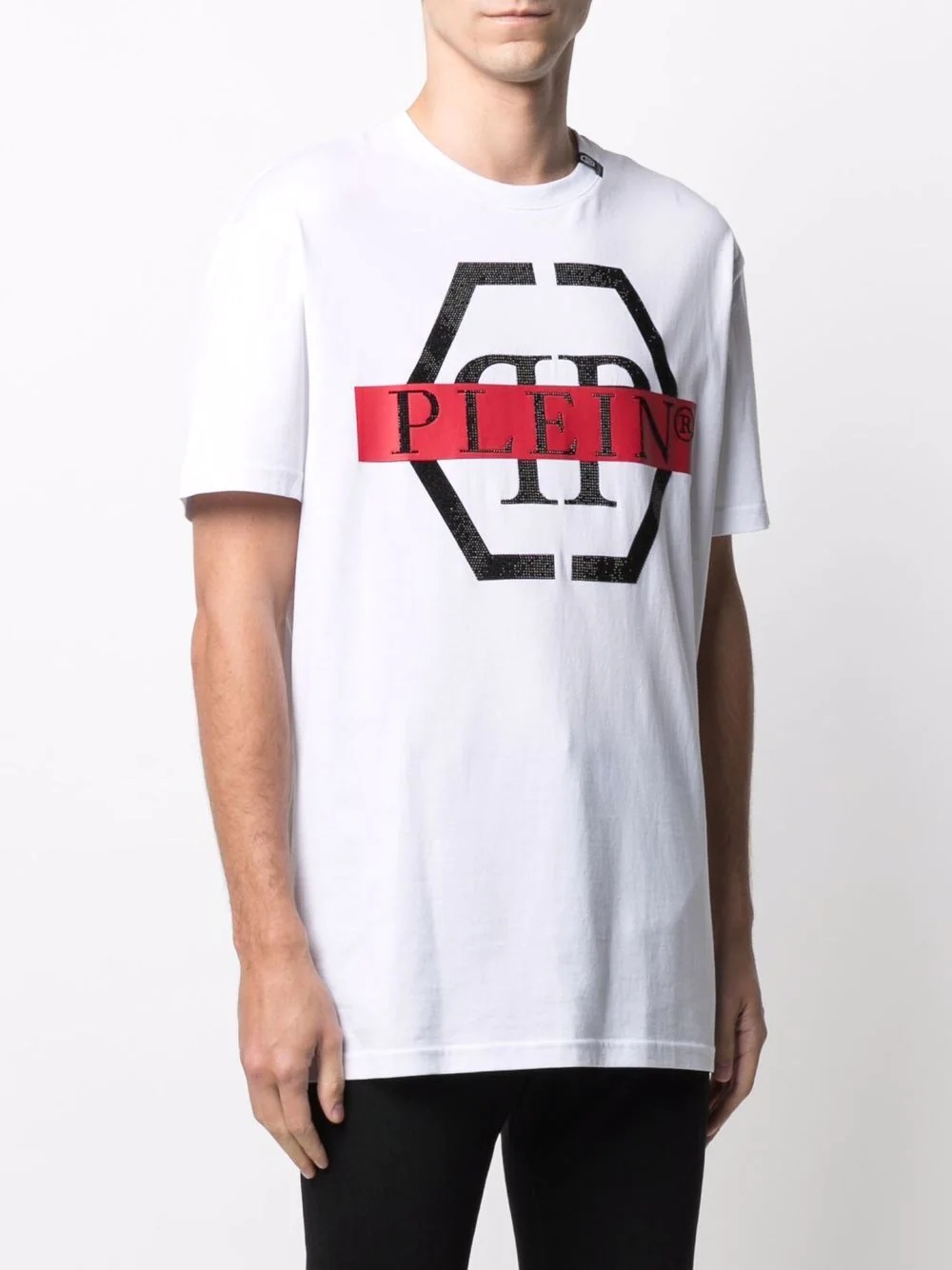 logo-print cotton T-shirt - 3