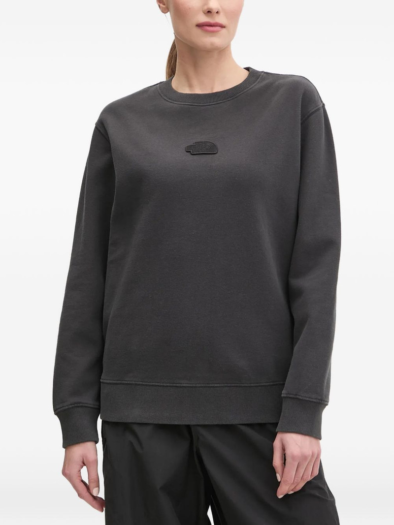 logo-patch crew-neck sweatshirt 1