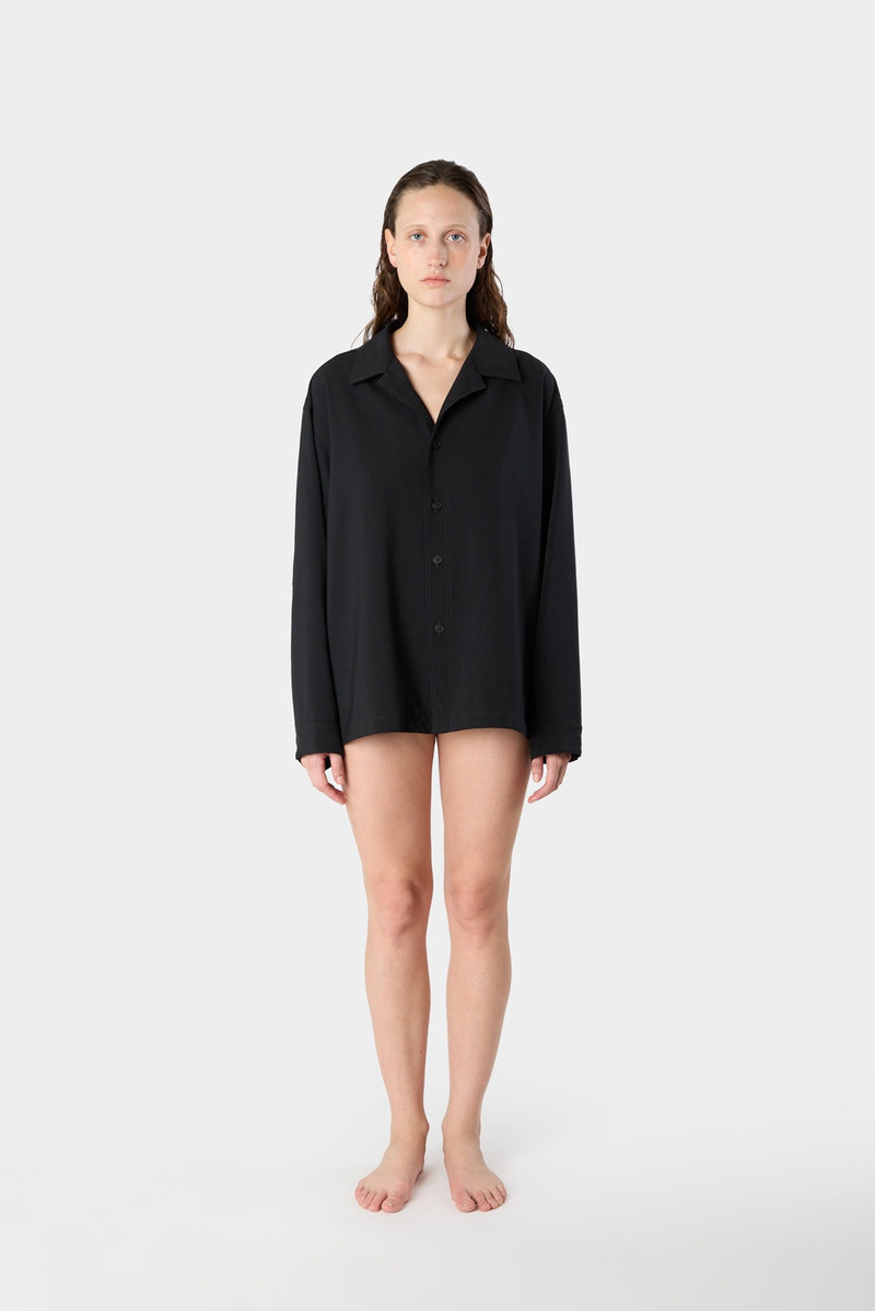 SUNNEI REGULAR SHIRT / black outlook