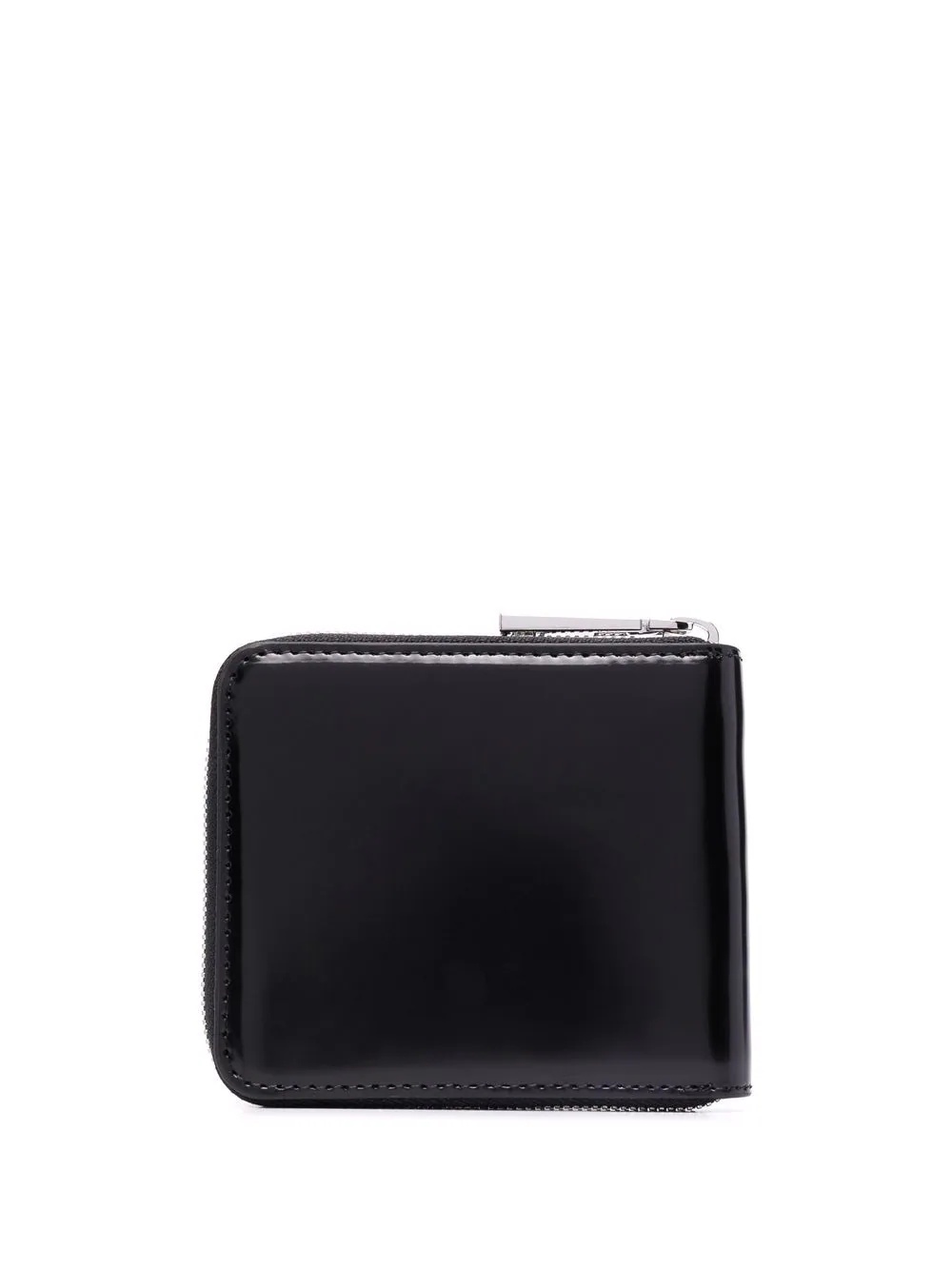 logo-print leather wallet - 2