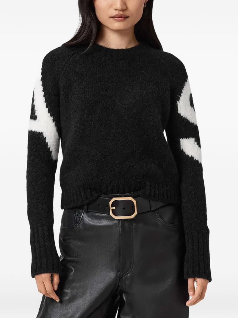 Sylvie long-sleeve graphic sweater 1