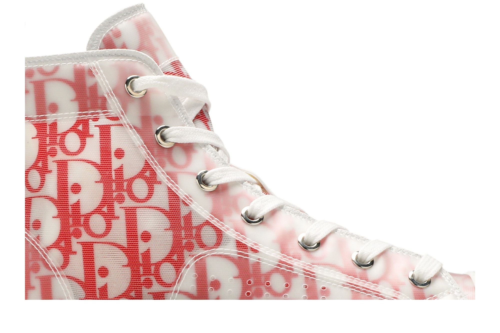 Dior B23 High 'Dior Oblique - White Red' - 2
