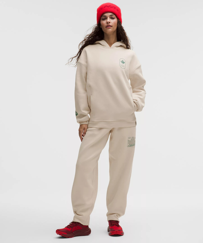 Team Canada Womens Big Cozy Oversized Hoodie *COC Logo 2
