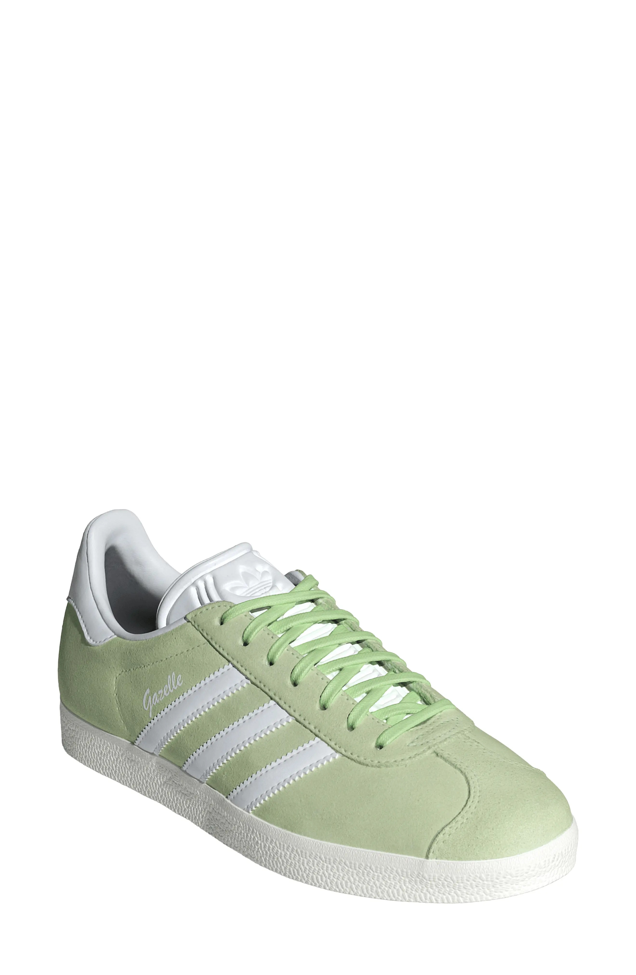 Gazelle Sneaker in Sand/White/Silver Green - 1