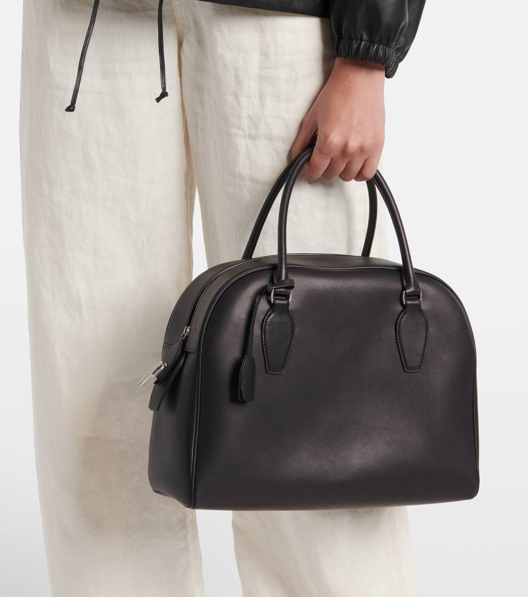 India Medium leather tote bag - 2