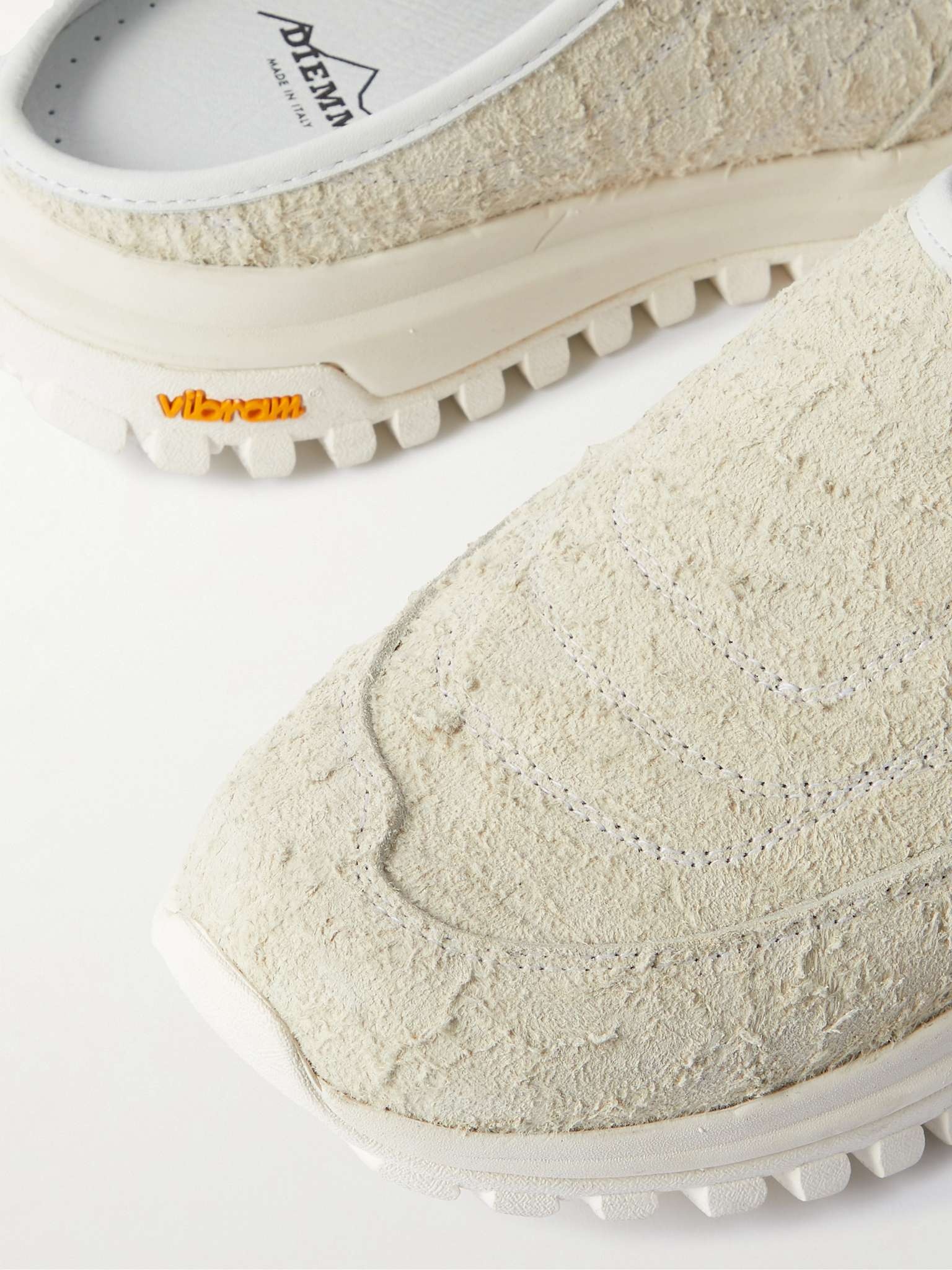 Maggiore Cracked-Suede Slip-On Sneakers - 6