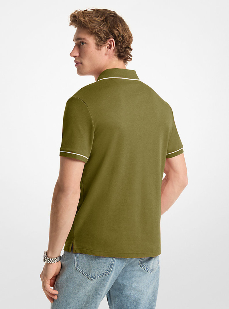 MICHAEL KORS Gramercy Cotton Polo Shirt outlook