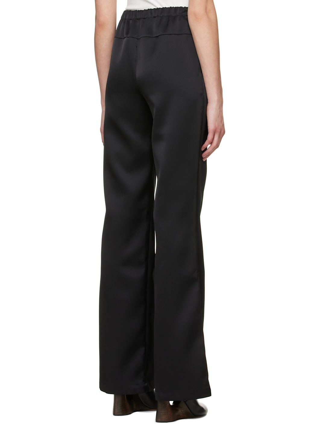 Black Polyester Trouseres - 3