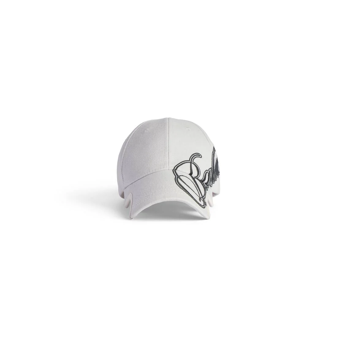 Men's Cursive Cap in Dirty White - 1