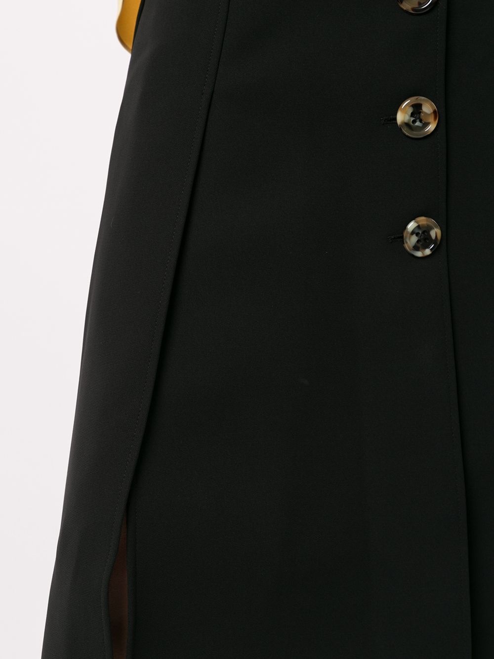 asymmetric flared midi skirt - 5