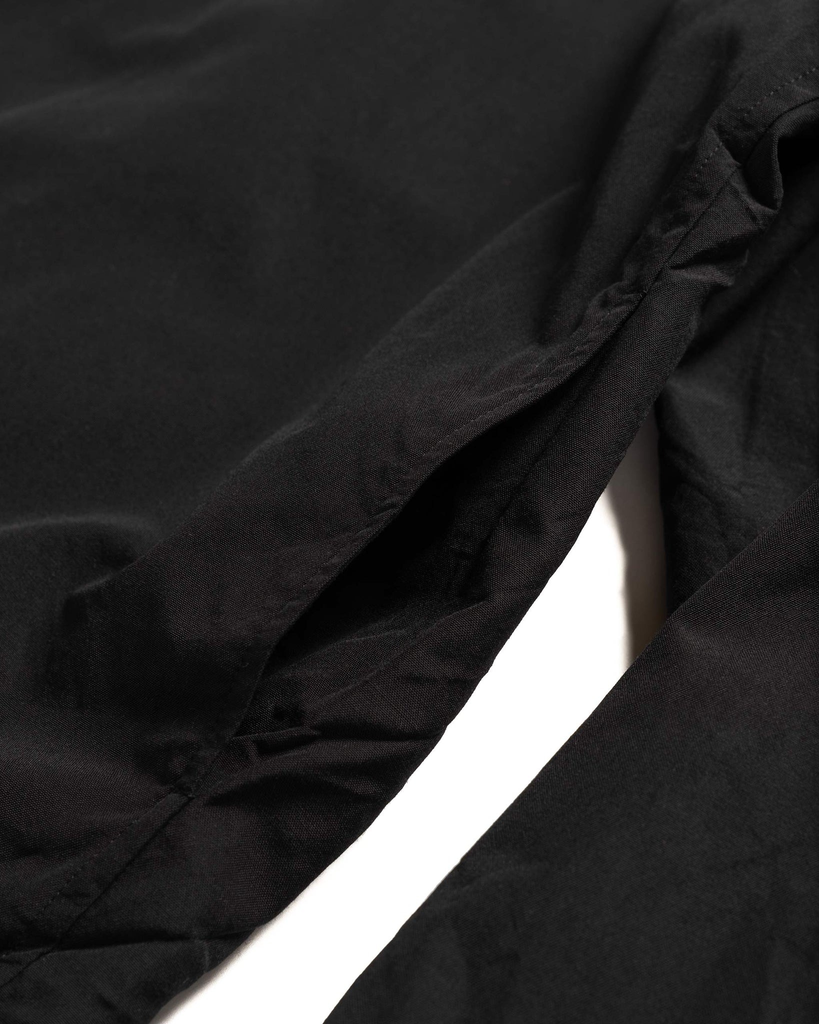 High Count Wool Poplin Blouson Black - 6