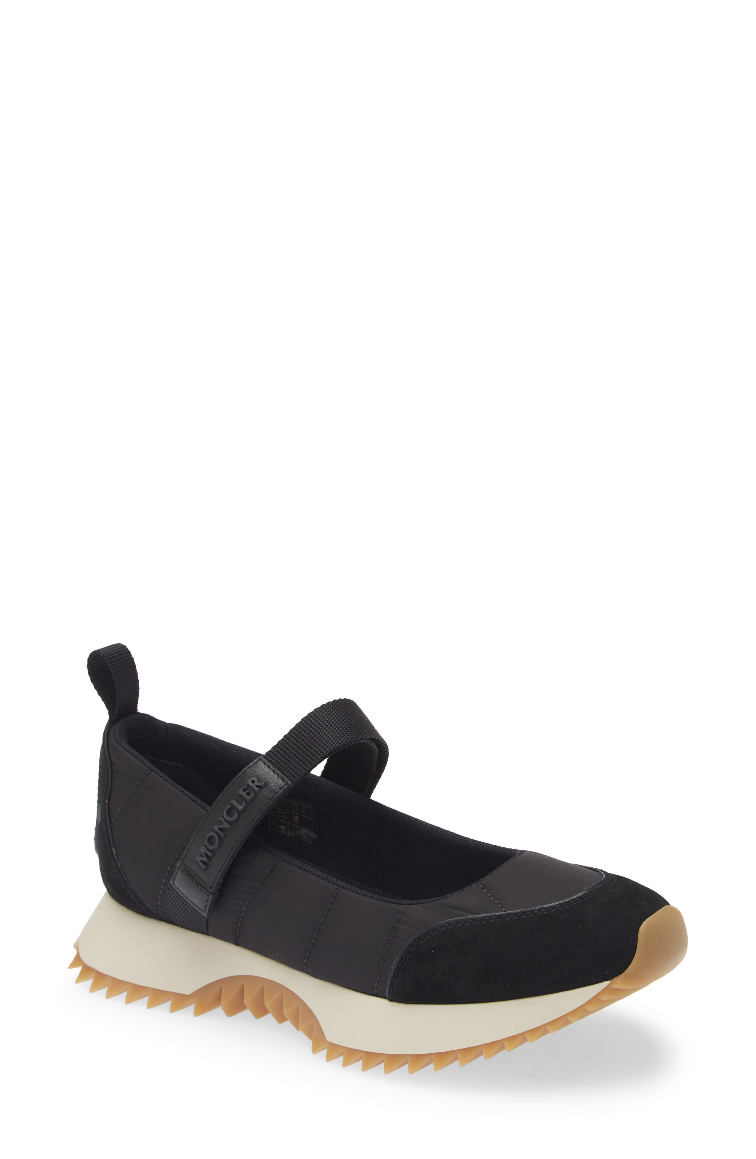 Moncler Pacey Ballet Mary Jane Sneaker in Black at Nordstrom - 1