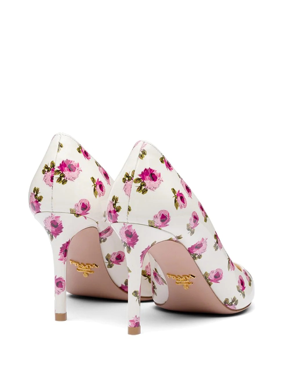 rose print 85 pumps - 3