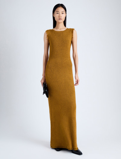 Proenza Schouler Silvia Backless Dress In Silk Doubleface Boucle outlook